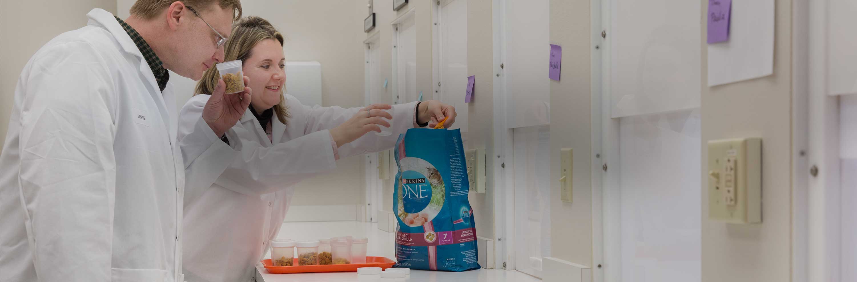 Nestlé Purina associates testing product